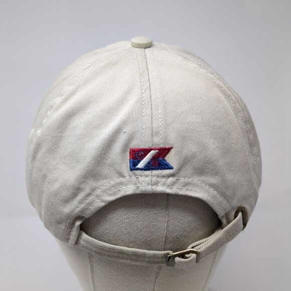 Cutter & Buck Patch Slideback Hat Tan One Size Adjustable 6 Panel - Picture 5 of 8